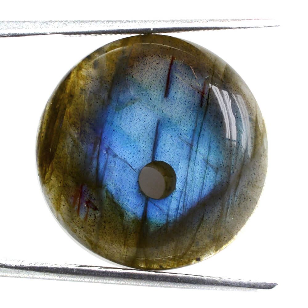 LABRADORITE ROUND CAB (FULL DRILL) 20MM 17.75 Cts.