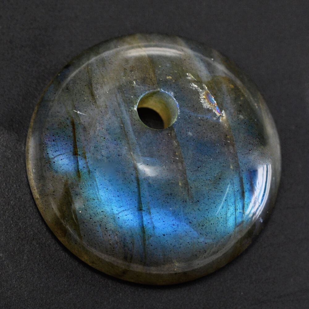 LABRADORITE ROUND CAB (FULL DRILL) 20MM 17.75 Cts.