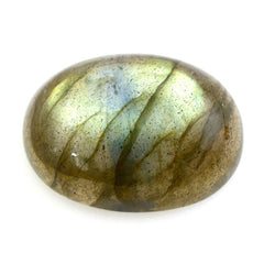 GREY LABRADORITE OVAL CAB (COPPER) 14X10MM 5.77 Cts.