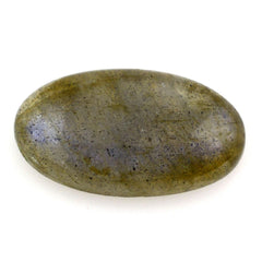 GREY LABRADORITE OVAL CAB (NICE BLUE) 18X10MM 7.70 Cts.