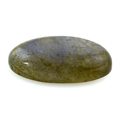 GREY LABRADORITE OVAL CAB (NICE BLUE) 18X10MM 7.70 Cts.