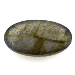 GREY LABRADORITE OVAL CAB (NICE BLUE) 18X10MM 7.70 Cts.
