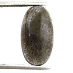 GREY LABRADORITE OVAL CAB (NICE BLUE) 18X10MM 8.50 Cts.