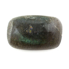 GREY LABRADORITE CUSHION CAB (BLUE GREEN) 16X10MM 7.40 Cts.
