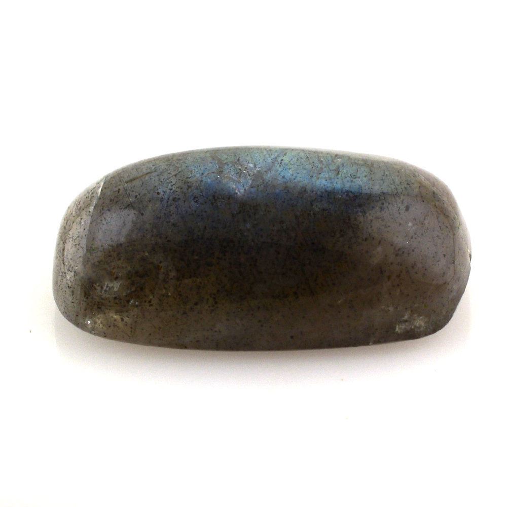 GREY LABRADORITE CUSHION CAB (BLUE GREEN) 16X10MM 7.40 Cts.