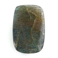 GREY LABRADORITE CUSHION CAB (BLUE GREEN) 16X10MM 7.40 Cts.