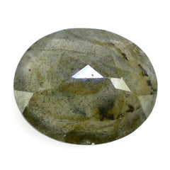 GREY LABRADORITE CUT OVAL 12X10MM 4.20 Cts.