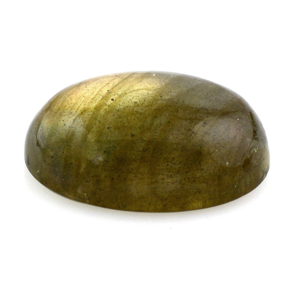 GREY LABRADORITE OVAL CAB (COPPER) 14X10MM 5.81 Cts.