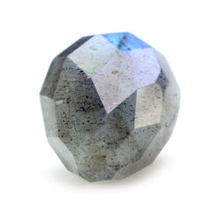 GREY LABRADORITE FACETED DROPS (HALF DRILL) 14.50X10MM 9.14 Cts.