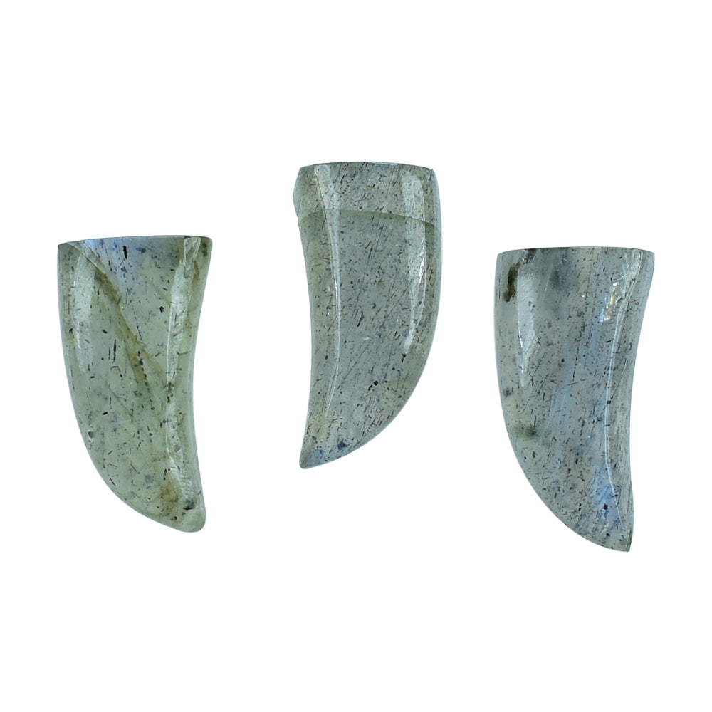 GREY LABRADORITE HORN SHAPE 8.50X4.20MM 0.95 Cts.