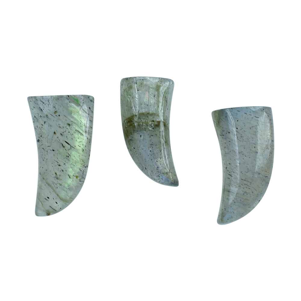 GREY LABRADORITE HORN SHAPE 7.70X4.20MM 0.84 Cts.