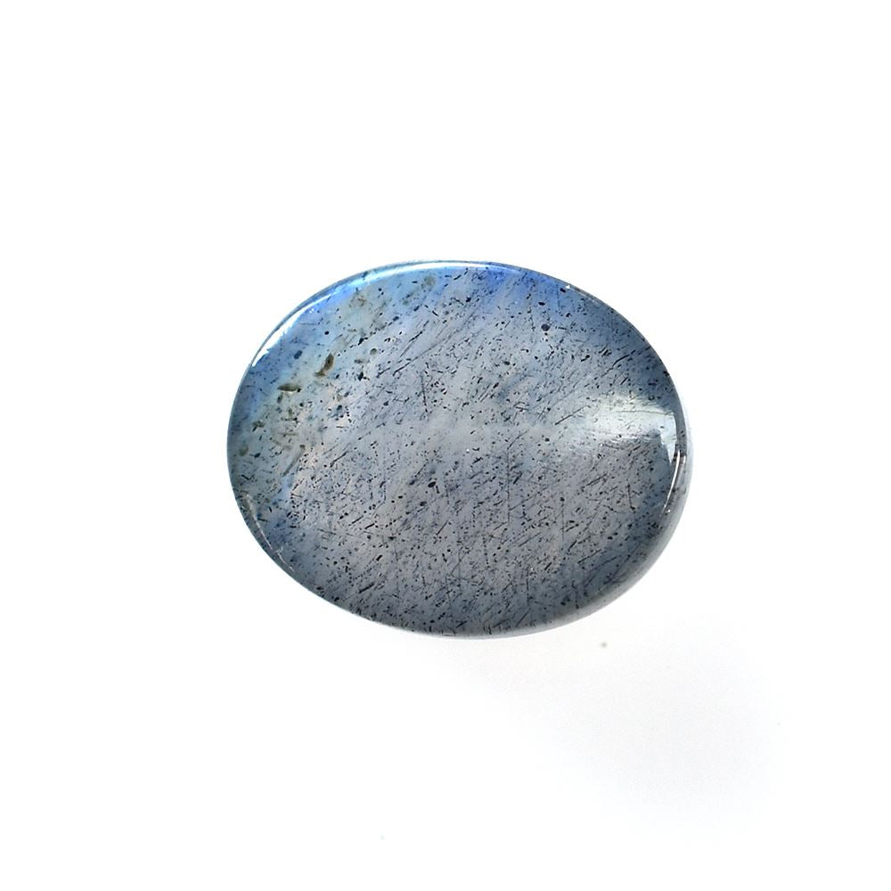 LABRADORITE GREY PLAIN OVAL CAB 1st (BLUE SHINE) 10.00X8.00 MM 2.73 CTS