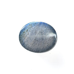 LABRADORITE GREY PLAIN OVAL CAB 1st (BLUE SHINE) 10.00X8.00 MM 2.73 CTS