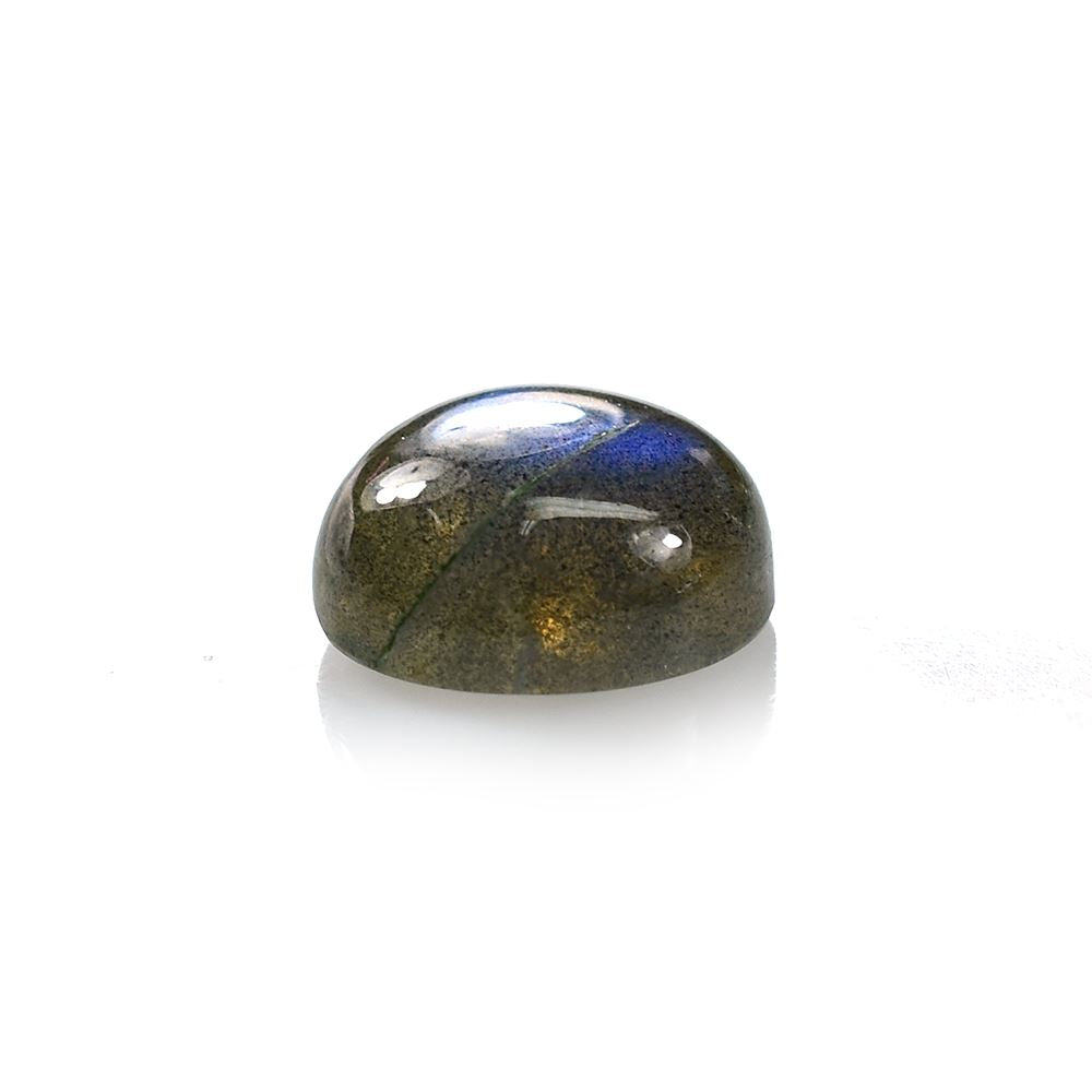 LABRADORITE GREY PLAIN ROUND CAB 2nd (BLUE SHINE) 10.00X10.00 MM 3.94 CTS