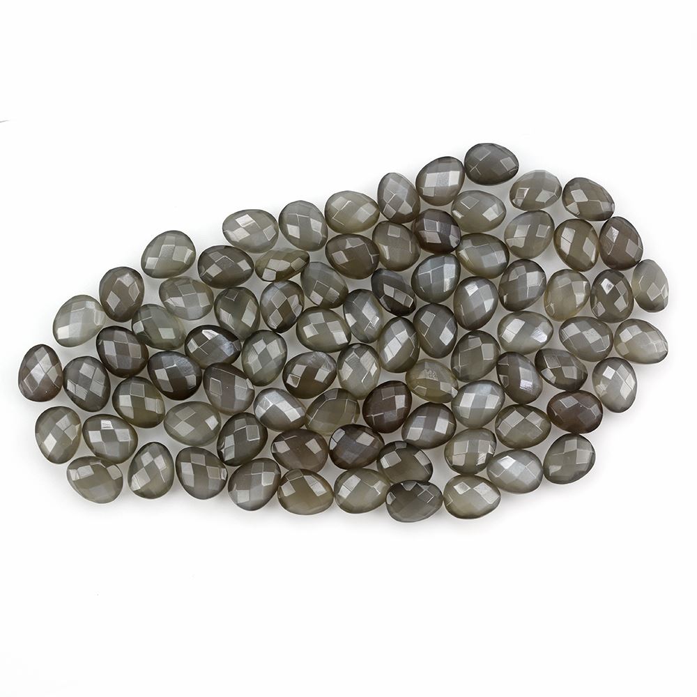 GREY MOONSTONE BRIOLETTE FANCY 9.50X7.50 MM 2.08 Cts.