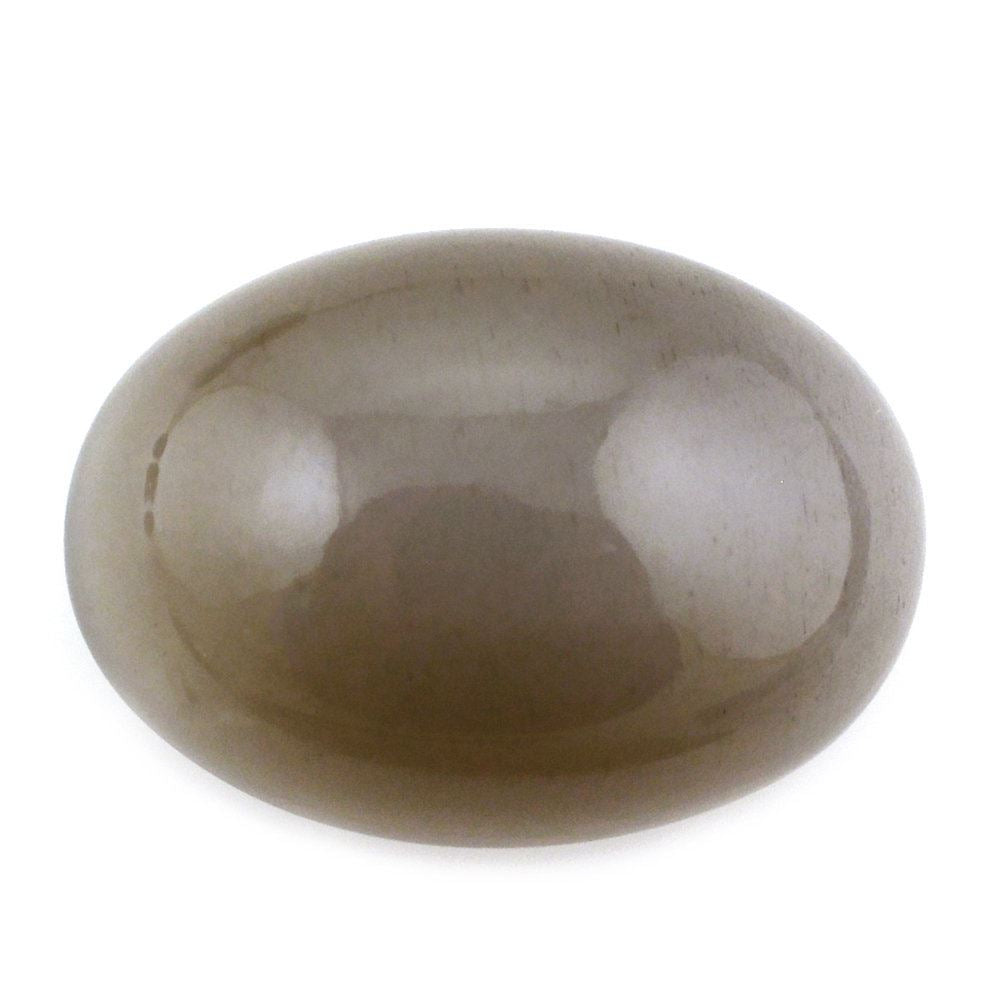 GREY MOONSTONE OVAL CAB 14X10MM 5.81 Cts.