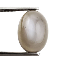 GREY MOONSTONE OVAL CAB 14X10MM 5.98 Cts.
