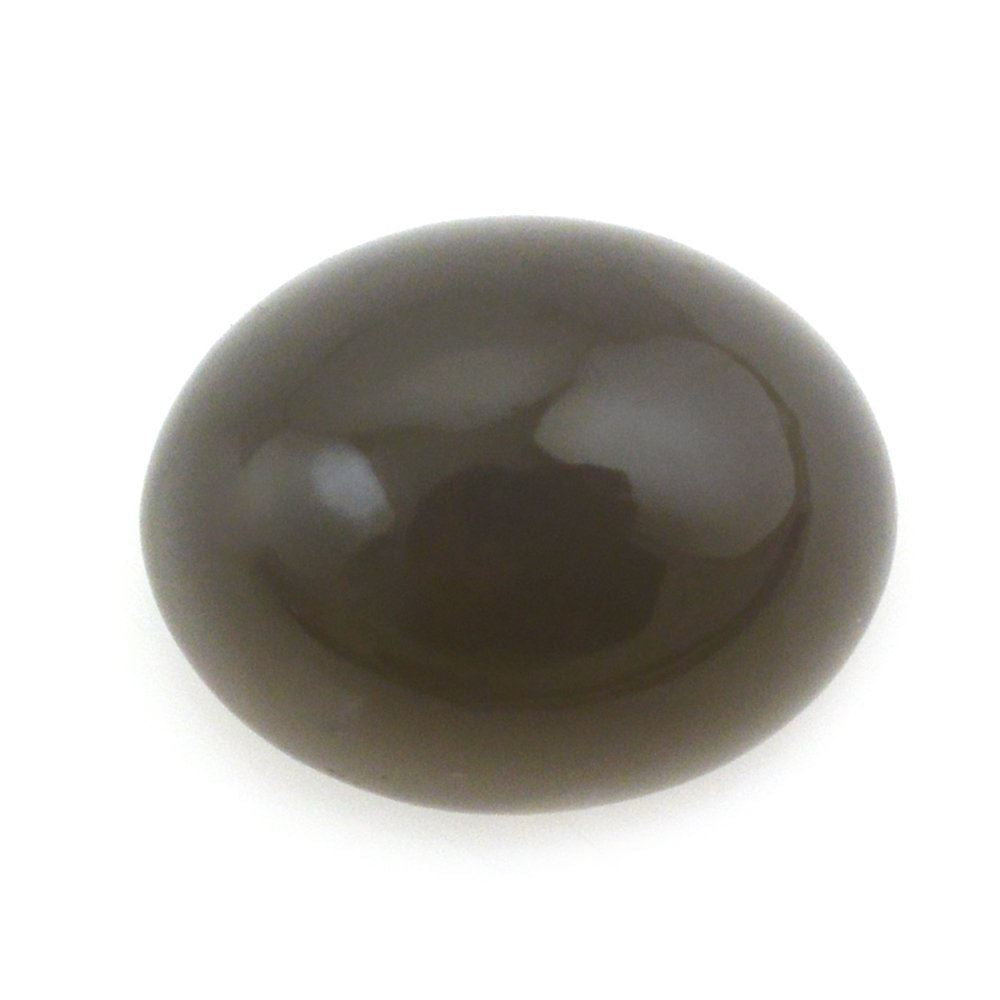 GREY MOONSTONE OVAL CAB 10X8MM 2.95 Cts.