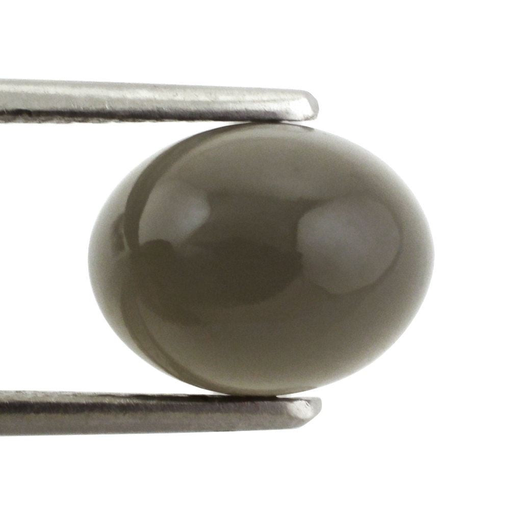 GREY MOONSTONE OVAL CAB 10X8MM 2.95 Cts.