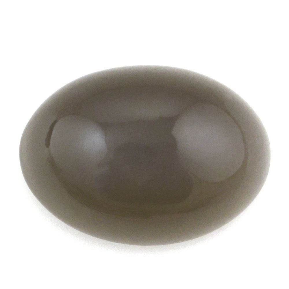 GREY MOONSTONE OVAL CAB 14X10MM 6.16 Cts.
