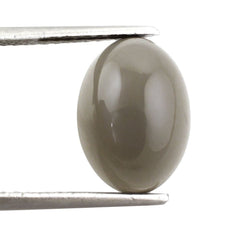 GREY MOONSTONE OVAL CAB 14X10MM 6.16 Cts.