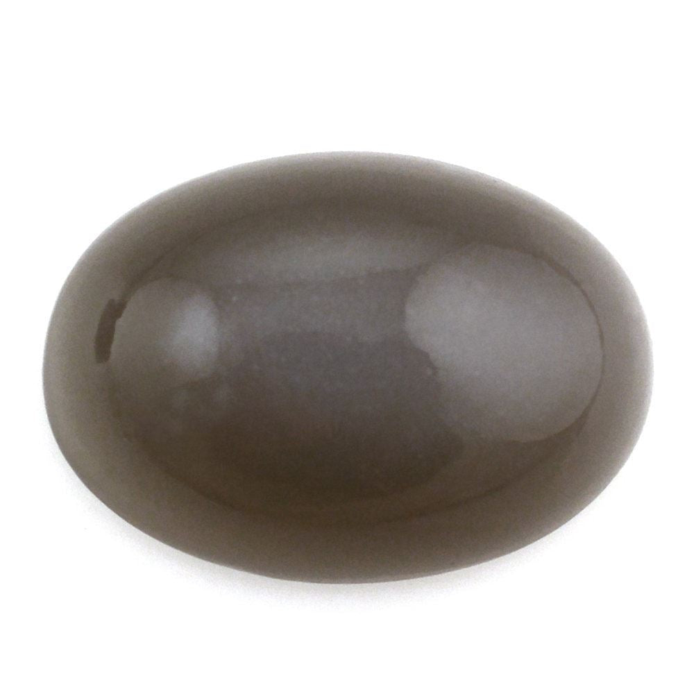 GREY MOONSTONE OVAL CAB 14X10MM 5.97 Cts.