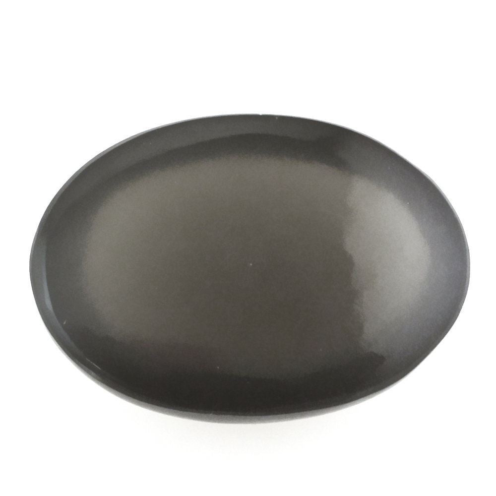 GREY MOONSTONE OVAL CAB 14X10MM 5.97 Cts.