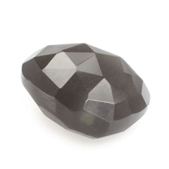 GREY MOONSTONE ROSE CUT BRIOLETTE PEAR (HALF DRILL 0.75MM) 12X10MM 3.90 Cts.