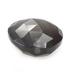 GREY MOONSTONE ROSE CUT BRIOLETTE PEAR (HALF DRILL 0.75MM) 12X10MM 4.00 Cts.
