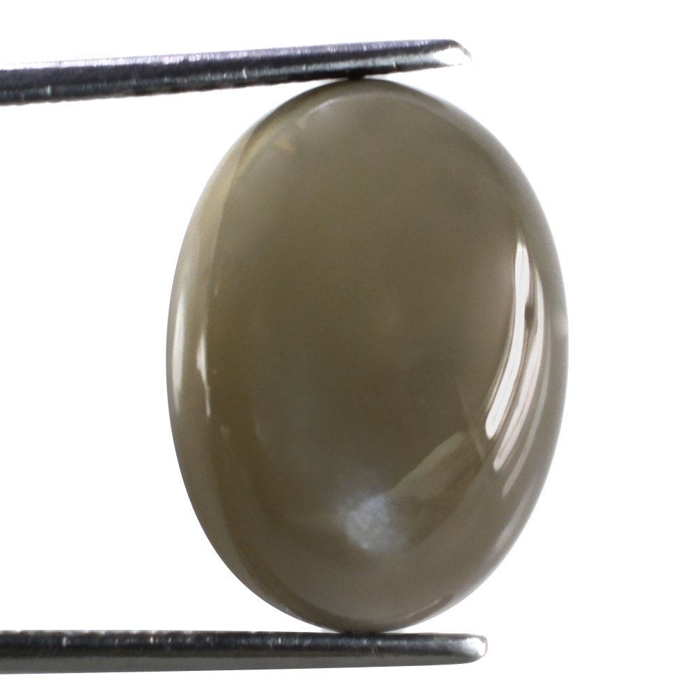 GREY MOONSTONE OVAL CAB 18X13MM 11.80 Cts.