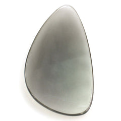 GREY MOONSTONE ROSE CUT IRREGULAR PEARISH CAB 33X21MM (MEDIUM/CLEAN) 18.68 Cts.