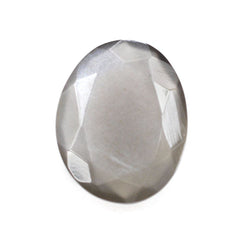 GREY MOONSTONE ROSE CUT IRREGULAR OVAL (DARK) 10X8MM 1.70 Cts.
