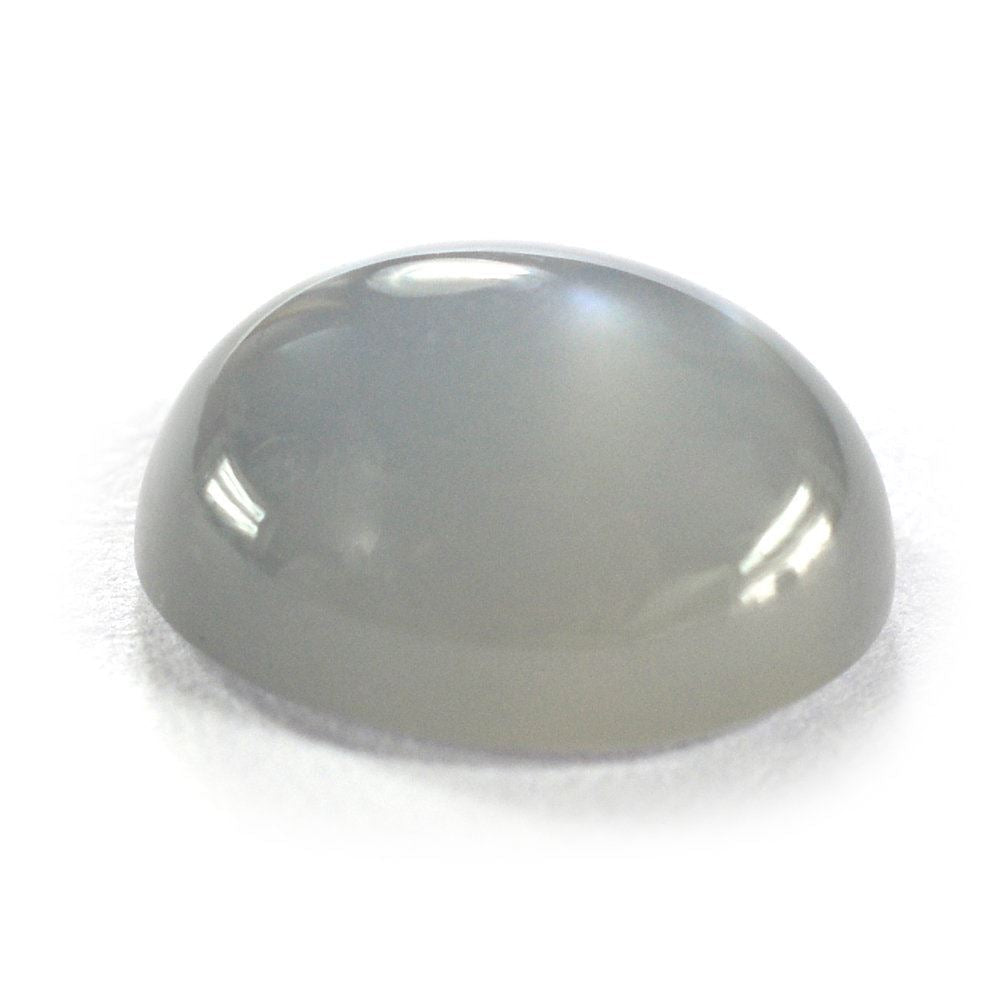 GREY MOONSTONE OVAL CAB (LITE) 10X8MM 3.28 Cts.