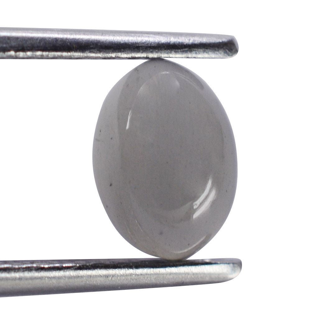 GREY MOONSTONE OVAL CAB (LITE) 8X6MM 1.08 Cts.