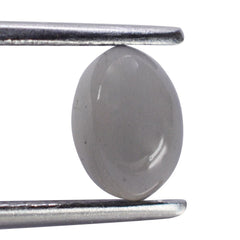 GREY MOONSTONE OVAL CAB (LITE) 8X6MM 1.08 Cts.