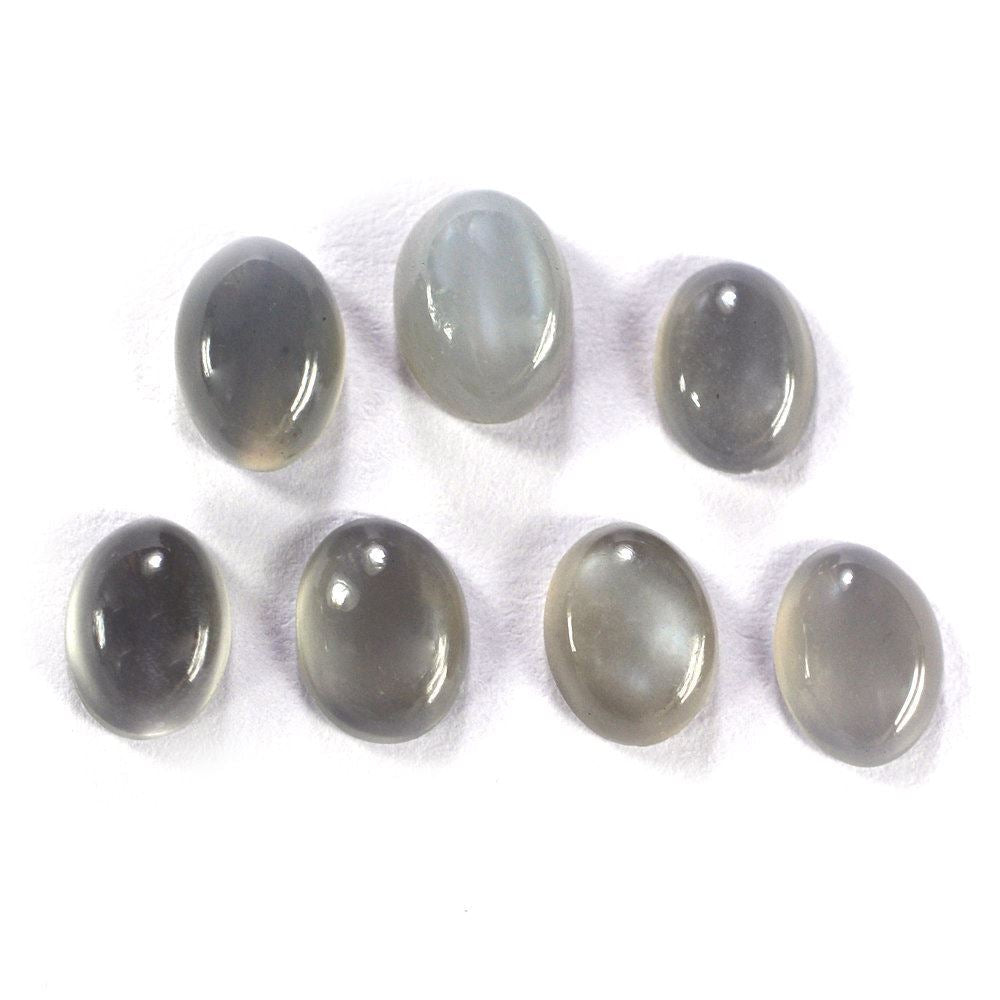 GREY MOONSTONE OVAL CAB (LITE) 8X6MM 1.08 Cts.