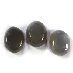GREY MOONSTONE OVAL CAB (DARK) 10X8MM 2.33 Cts.