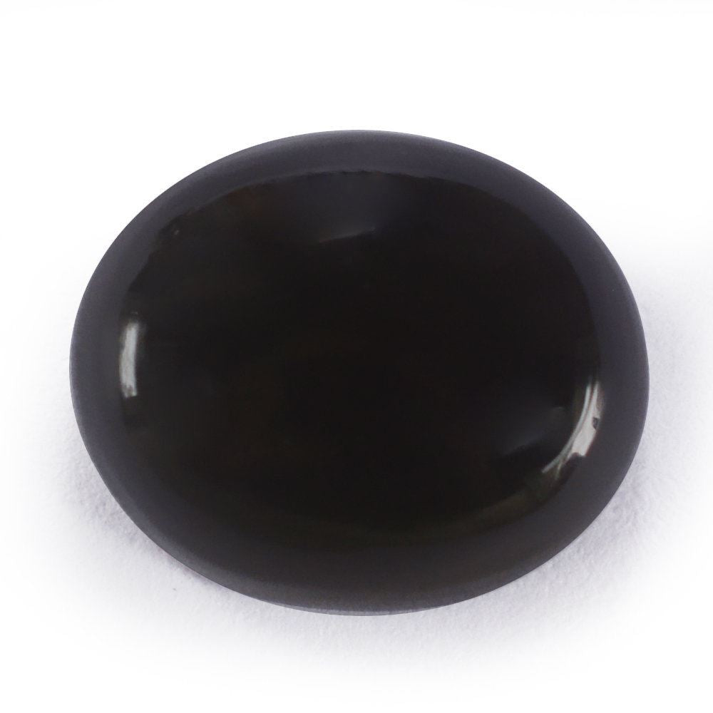GREY MOONSTONE OVAL CAB (DARK) 12X10MM 4.9 Cts.