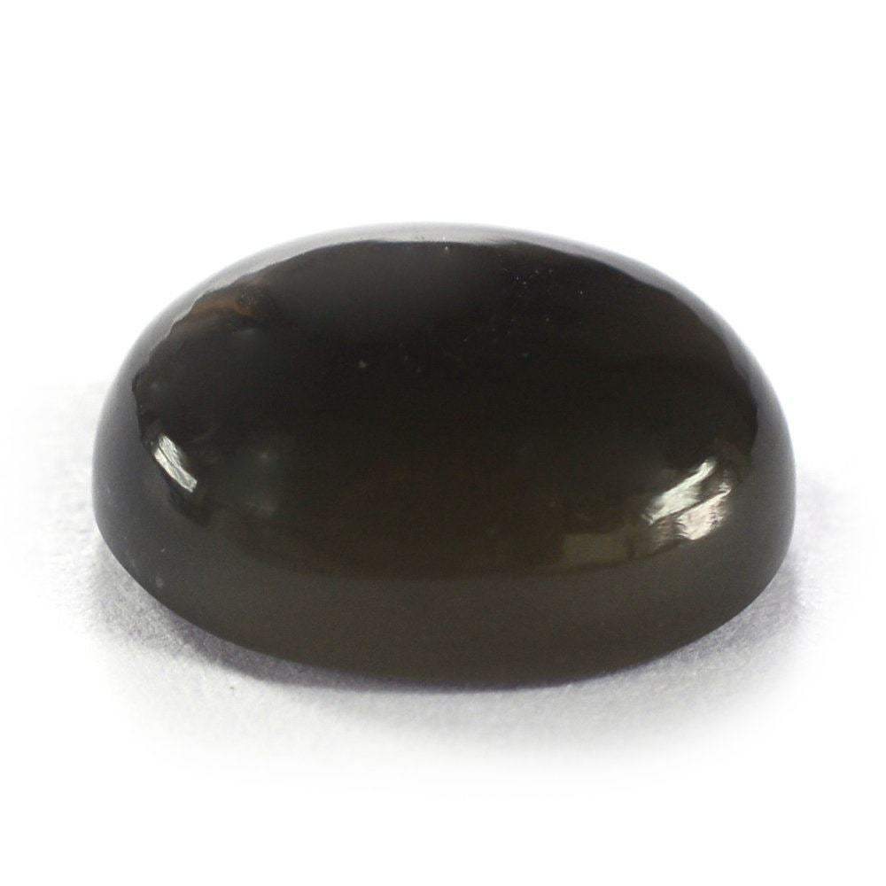 GREY MOONSTONE OVAL CAB (DARK) 12X10MM 4.9 Cts.