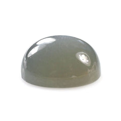 GREY MOONSTONE PLAIN OVAL CAB (MEDIUM) 14X12MM 8.69 Cts.