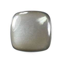 GREY MOONSTONE PLAIN LENTIL CUSHION 12X12MM 4.92 Cts.