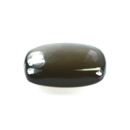 GREY MOONSTONE PLAIN LENTIL CUSHION 12X12MM 4.92 Cts.