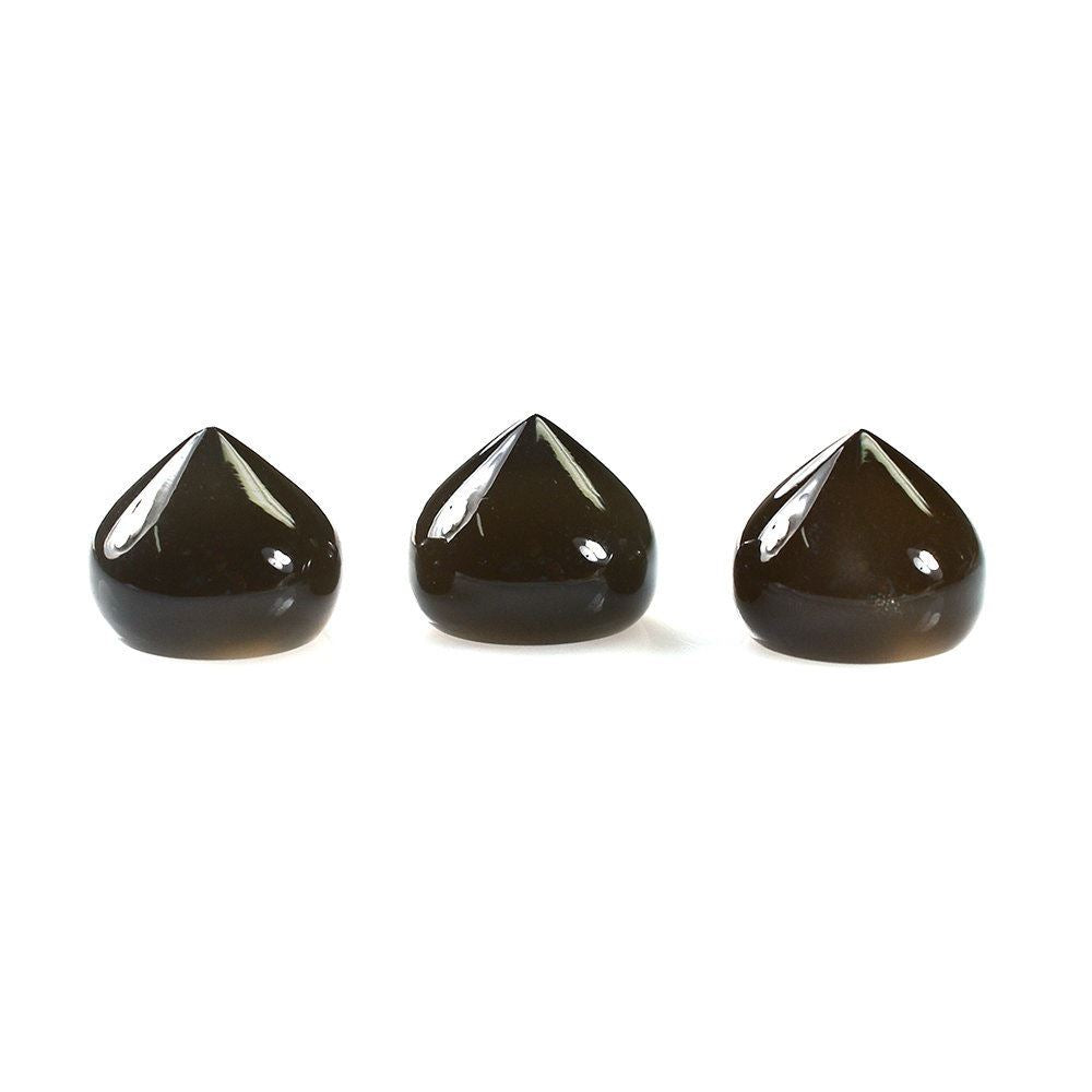 GREY MOONSTONE ACORN SHAPE (DAREK) 11.50X11.50MM 6.67 Cts.