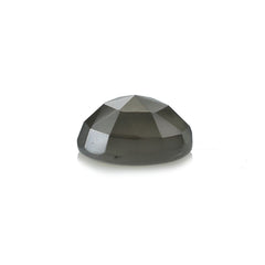 MOONSTONE GREY ROSE CUT ROUND CAB (MEDIUM) (OPAQUE/CLEAN) 8.00 MM 1.67 Cts.