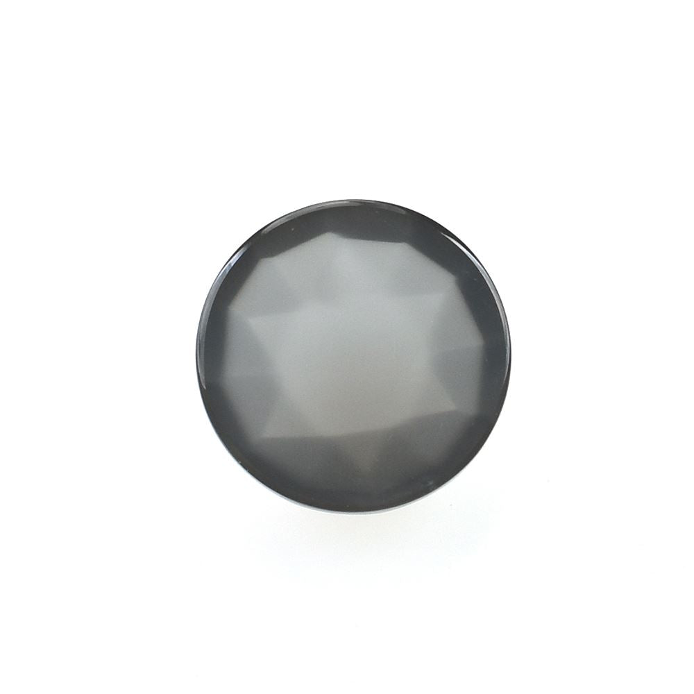 GREY MOONSTONE ROSE CUT ROUND CAB (DARK) 8.00X8.00 MM 1.68 Cts.