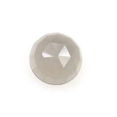 GREY MOONSTONE ROSE CUT ROUND CAB (LITE/SI) 6.00X6.00 MM 0.73 Cts.