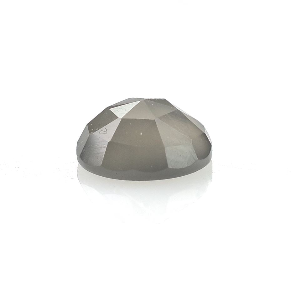 GREY MOONSTONE ROSE CUT ROUND CAB (LITE/SI) 6.00X6.00 MM 0.73 Cts.