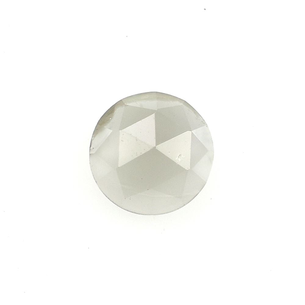 GREY MOONSTONE ROSE CUT ROUND CAB (LITE) 4.00X4.00 MM 0.21 Cts.