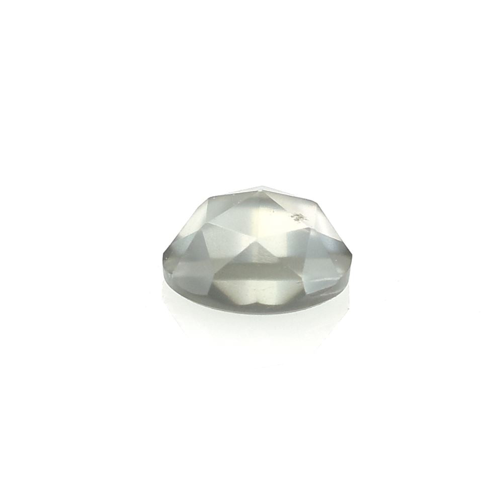 GREY MOONSTONE ROSE CUT ROUND CAB (LITE) 4.00X4.00 MM 0.21 Cts.