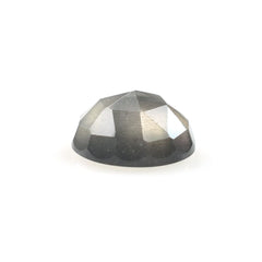 GREY MOONSTONE ROSE CUT ROUND CAB (LIGHT) 8.00X8.00 MM 1.72 Cts.